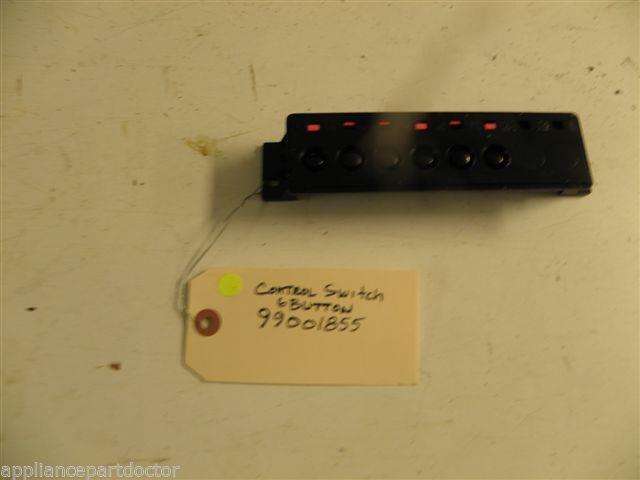 MAYTAG DISHWASHER 99001855 6 BUTTON CONTROL SWITCH USED PART ASSEMBLY F/S MAYTAG DISHWASHER 99001855 6 BUTTON CONTROL SWITCH USED PART ASSEMBLY F/S